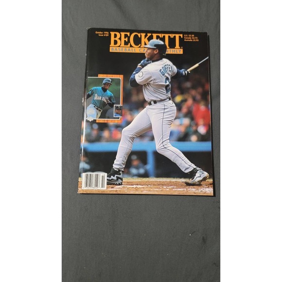 Vtg Ken Griffey Jr Beckett Baseball Magazine Bundle (2) - Picture 2 of 5
